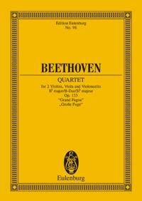 QUARTET B OP.133 POCHE