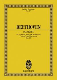 STREICHQUARTET F OP.95 POCHE