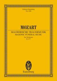 MAURERISCHE TRAUERMUSIK K 477 POCHE