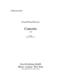 Concerto E minor