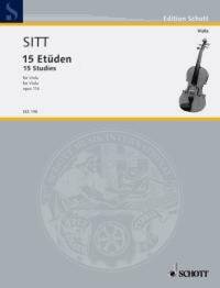 EDITION SCHOTT - 15 ETUDES - OP. 116. VIOLA.