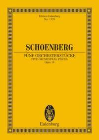 5 ORCHESTRAL PIECES OP. 16 POCHE