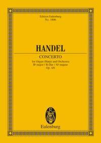 ORGAN CONCERTO NO. 6 B MAJOR OP. 4/6 HWV 294 POCHE