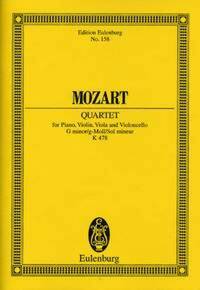 KLAVIERQUARTET G KV478 POCHE