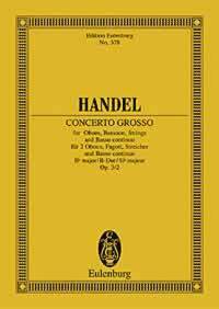 CONCERTO GROSSO OP. 3 N. 2 SI B (SADIE) POCHE
