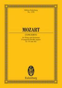 CONCERTO PER PF K 175 DO E RONDO' K 382 RE POCHE