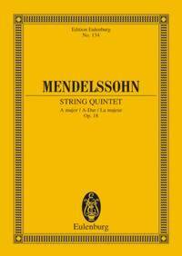 STRING QUINTET A MAJOR OP. 18 POCHE