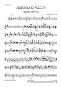 SINFONIA DI CACCIA SOL MAJEUR - "JAGDSINFONIE". ORCHESTRA.