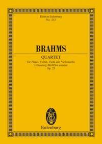 KLAVIERQUARTET G OP.25 POCHE