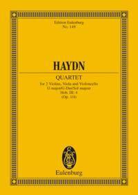 STRING QUARTET G MAJOR OP. 1/4 HOB. III:4 POCHE