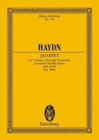 QUARTETTO OP. 50 N. 6 RE (HOB III/49) (FROSCH) POCHE