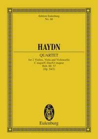 STRING QUARTET C MAJOR OP. 54/2 HOB.III: 57 POCHE