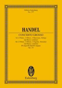 CONCERTO GROSSO OP. 3 N. 1 SI B (SADIE) POCHE
