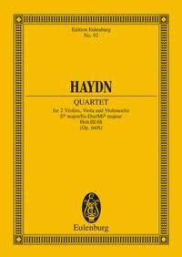 STRING QUARTET EB MAJOR OP. 64/6 HOB. III:64 POCHE