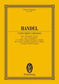CONCERTO GROSSO DO (ALEXANDERFEST) (SCHROEDER) POCHE