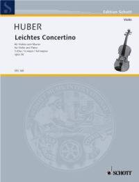EDITION SCHOTT - EASY CONCERTINO G MAJOR - IN DER 1. LAGE. OP. 36. VIOLIN AND PIANO.