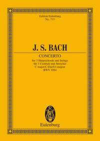 CONCERTO PER 3CEMB DO (BWV 1064) (SCHERING) POCHE