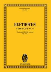 LUDWIG VAN BEETHOVEN : SYMPHONY NO.9 IN D MINOR OP.125 - PARTITION D'ETUDE