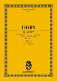 QUARTETTO OP. 76 N. 3 DO (IMPERATORE) (HOB III/77) POCHE