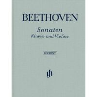 LUDWIG VAN BEETHOVEN : SONATES POUR VIOLON, VOLUME I/II (RELIURE LIN - VIOLON ET PIANO)