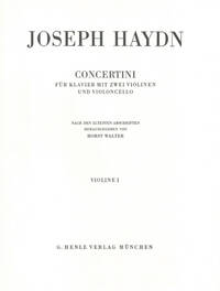 CONCERTINI POUR PIANO (CLAVECIN) AVEC DEUX VIOLONS ET VIOLONCELLE