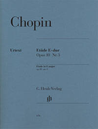 ETUDE EN MI MAJEUR OP. 10 N 3