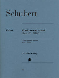 SONATE POUR PIANO EN LA MINEUR OP. 42 D 845