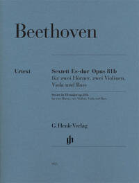 SEXTUOR EN MI BEMOL MAJEUR OP. 81B
