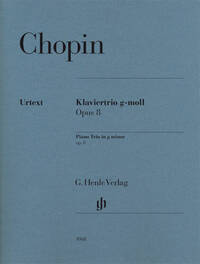 TRIO AVEC PIANO EN SOL MINEUR OP. 8