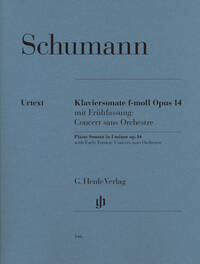 SONATE POUR PIANO EN FA MINEUR OP. 14 AVEC VERSION PRIMITIVE: CONCERT SANS ORCHESTRE