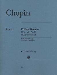 FREDERIC CHOPIN : PRELUDE EN RE BEMOL MAJEUR OP. 28 N 15 (LA GOUTTE D'EAU) - AVEC DOIGTES PIANO