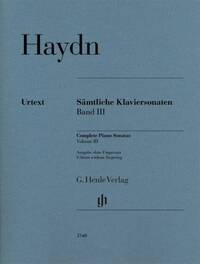 JOSEPH HAYDN : EDITION INTEGRALE DES SONATES POUR PIANO VOLUME 3