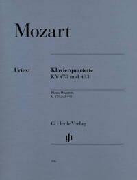 QUATUORS AVEC PIANO K. 478 ET 493