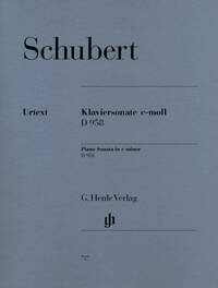 SONATE POUR PIANO EN UT MINEUR D 958