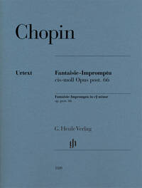 FREDERIC CHOPIN : FANTAISIE-IMPROMPTU - PIANO - DO DIESE MINEUR - OP. POST. 66
