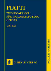 12 CAPRICES OP. 25 POUR VIOLONCELLE SOLO