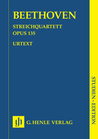 QUATUOR A CORDES EN FA MAJEUR OP. 135