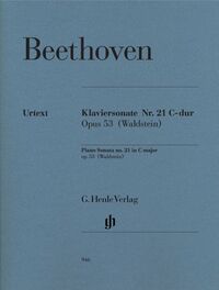 LUDWIG VAN BEETHOVEN : SONATE POUR PIANO N 21 EN UT MAJEUR OP. 53 (WALDSTEIN)