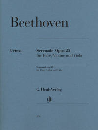 SERENADE EN RE MAJEUR OP. 25 POUR FLUTE, VIOLON ET ALTO