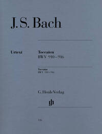 JOHANN SEBASTIAN BACH : TOCCATAS BWV 910-916