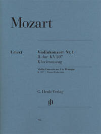 CONCERTO POUR VIOLON N 1 EN SI BEMOL MAJEUR K. 207