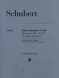QUINTETTE EN LA MAJEUR OP. POSTH. 114 D 667 POUR PIANO, VIOLON, ALTO, VIOLONCELLE ET CONTREBASSE (QU
