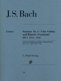 SONATES POUR VIOLON N  1-3 BWV 1014-1016