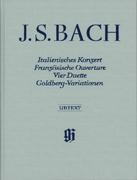 CONCERTO ITALIEN, OUVERTURE FRANCAISE,  DUOS BWV 802 A 805 - VARIATIONS GOLDBERG
