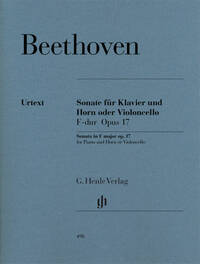 SONATE POUR COR (OU VIOLONCELLE) EN FA MAJEUR OP. 17