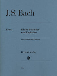 JEAN SEBASTIEN BACH : PETITS PRELUDES ET FUGHETTES - PIANO - SANS DOIGTES