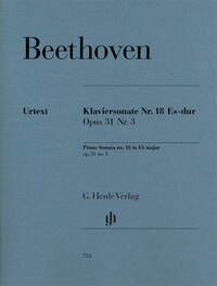 SONATE POUR PIANO N  18 EN MI BEMOL MAJEUR OP. 31 N  3