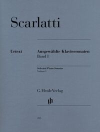 DOMENICO SCARLATTI : SONATES CHOISIES POUR PIANO - VOLUME 1 - AVEC DOIGTES