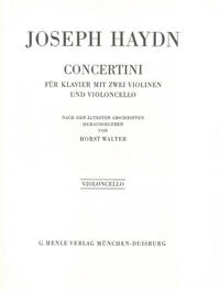 CONCERTINI POUR PIANO (CLAVECIN) AVEC DEUX VIOLONS ET VIOLONCELLE