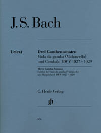 TROIS SONATES POUR VIOLE DE GAMBE BWV 1027-1029